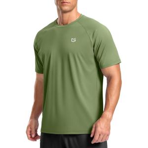 imageG Gradual Mens Athletic Workout TShirts Moisture Wicking Cooling Running Shirts Short Sleeve Performance Tee for Gym TennisMilitary Green