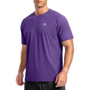 imageG Gradual Mens Athletic Workout TShirts Moisture Wicking Cooling Running Shirts Short Sleeve Performance Tee for Gym TennisPurple
