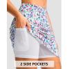 imageG Gradual 1618 Skorts for Woman Golf Skirt with 2 Pockets Stretchy High Waisted Builtin Shorts for Tennis Summer CasualAbstract Floral