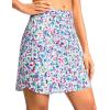 imageG Gradual 1618 Skorts for Woman Golf Skirt with 2 Pockets Stretchy High Waisted Builtin Shorts for Tennis Summer CasualAbstract Floral