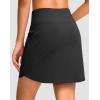 imageG Gradual 1618 Skorts for Woman Golf Skirt with 2 Pockets Stretchy High Waisted Builtin Shorts for Tennis Summer CasualBlack