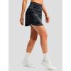 imageG Gradual 1618 Skorts for Woman Golf Skirt with 2 Pockets Stretchy High Waisted Builtin Shorts for Tennis Summer CasualBlack Camo