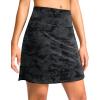 imageG Gradual 1618 Skorts for Woman Golf Skirt with 2 Pockets Stretchy High Waisted Builtin Shorts for Tennis Summer CasualBlack Camo
