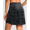 imageG Gradual 1618 Skorts for Woman Golf Skirt with 2 Pockets Stretchy High Waisted Builtin Shorts for Tennis Summer CasualBlack Camo