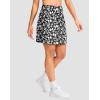 imageG Gradual 1618 Skorts for Woman Golf Skirt with 2 Pockets Stretchy High Waisted Builtin Shorts for Tennis Summer CasualBlack Flower