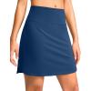 imageG Gradual 1618 Skorts for Woman Golf Skirt with 2 Pockets Stretchy High Waisted Builtin Shorts for Tennis Summer CasualBlue