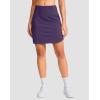 imageG Gradual 1618 Skorts for Woman Golf Skirt with 2 Pockets Stretchy High Waisted Builtin Shorts for Tennis Summer CasualDeep Purple