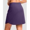 imageG Gradual 1618 Skorts for Woman Golf Skirt with 2 Pockets Stretchy High Waisted Builtin Shorts for Tennis Summer CasualDeep Purple