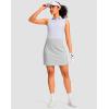 imageG Gradual 1618 Skorts for Woman Golf Skirt with 2 Pockets Stretchy High Waisted Builtin Shorts for Tennis Summer CasualGrey