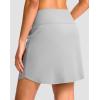 imageG Gradual 1618 Skorts for Woman Golf Skirt with 2 Pockets Stretchy High Waisted Builtin Shorts for Tennis Summer CasualGrey