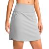 imageG Gradual 1618 Skorts for Woman Golf Skirt with 2 Pockets Stretchy High Waisted Builtin Shorts for Tennis Summer CasualGrey