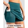 imageG Gradual 1618 Skorts for Woman Golf Skirt with 2 Pockets Stretchy High Waisted Builtin Shorts for Tennis Summer CasualIndigo