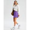 imageG Gradual 1618 Skorts for Woman Golf Skirt with 2 Pockets Stretchy High Waisted Builtin Shorts for Tennis Summer CasualLavender