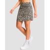 imageG Gradual 1618 Skorts for Woman Golf Skirt with 2 Pockets Stretchy High Waisted Builtin Shorts for Tennis Summer CasualLeopard