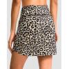 imageG Gradual 1618 Skorts for Woman Golf Skirt with 2 Pockets Stretchy High Waisted Builtin Shorts for Tennis Summer CasualLeopard