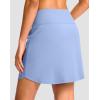 imageG Gradual 1618 Skorts for Woman Golf Skirt with 2 Pockets Stretchy High Waisted Builtin Shorts for Tennis Summer CasualLight Blue