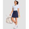 imageG Gradual 1618 Skorts for Woman Golf Skirt with 2 Pockets Stretchy High Waisted Builtin Shorts for Tennis Summer CasualNavy