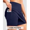 imageG Gradual 1618 Skorts for Woman Golf Skirt with 2 Pockets Stretchy High Waisted Builtin Shorts for Tennis Summer CasualNavy