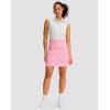 imageG Gradual 1618 Skorts for Woman Golf Skirt with 2 Pockets Stretchy High Waisted Builtin Shorts for Tennis Summer CasualPink Paisley