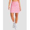 imageG Gradual 1618 Skorts for Woman Golf Skirt with 2 Pockets Stretchy High Waisted Builtin Shorts for Tennis Summer CasualPink Paisley