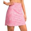 imageG Gradual 1618 Skorts for Woman Golf Skirt with 2 Pockets Stretchy High Waisted Builtin Shorts for Tennis Summer CasualPink Paisley
