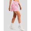 imageG Gradual 1618 Skorts for Woman Golf Skirt with 2 Pockets Stretchy High Waisted Builtin Shorts for Tennis Summer CasualPink Paisley