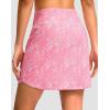 imageG Gradual 1618 Skorts for Woman Golf Skirt with 2 Pockets Stretchy High Waisted Builtin Shorts for Tennis Summer CasualPink Paisley