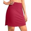 imageG Gradual 1618 Skorts for Woman Golf Skirt with 2 Pockets Stretchy High Waisted Builtin Shorts for Tennis Summer CasualRed