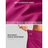 imageG Gradual 1618 Skorts for Woman Golf Skirt with 2 Pockets Stretchy High Waisted Builtin Shorts for Tennis Summer CasualRose Red