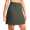 imageG Gradual 1618 Skorts for Woman Golf Skirt with 2 Pockets Stretchy High Waisted Builtin Shorts for Tennis Summer CasualSage Green