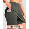 imageG Gradual 1618 Skorts for Woman Golf Skirt with 2 Pockets Stretchy High Waisted Builtin Shorts for Tennis Summer CasualSage Green