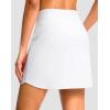 imageG Gradual 1618 Skorts for Woman Golf Skirt with 2 Pockets Stretchy High Waisted Builtin Shorts for Tennis Summer CasualWhite