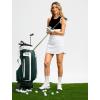 imageG Gradual 1618 Skorts for Woman Golf Skirt with 2 Pockets Stretchy High Waisted Builtin Shorts for Tennis Summer CasualWhite