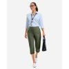 imageG Gradual 18 20 Capri Pants for Women Golf Capris 4 Pockets High Waist Stretchy Lightweight Cropped Pants for Dressy CasualArmy Green