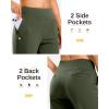 imageG Gradual 18 20 Capri Pants for Women Golf Capris 4 Pockets High Waist Stretchy Lightweight Cropped Pants for Dressy CasualArmy Green