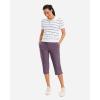 imageG Gradual 18 20 Capri Pants for Women Golf Capris 4 Pockets High Waist Stretchy Lightweight Cropped Pants for Dressy CasualDark Purple