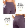 imageG Gradual 18 20 Capri Pants for Women Golf Capris 4 Pockets High Waist Stretchy Lightweight Cropped Pants for Dressy CasualDark Purple