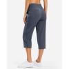 imageG Gradual 18 20 Capri Pants for Women Golf Capris 4 Pockets High Waist Stretchy Lightweight Cropped Pants for Dressy CasualDusty Blue