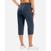 imageG Gradual 18 20 Capri Pants for Women Golf Capris 4 Pockets High Waist Stretchy Lightweight Cropped Pants for Dressy CasualNavy