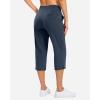 imageG Gradual 18 20 Capri Pants for Women Golf Capris 4 Pockets High Waist Stretchy Lightweight Cropped Pants for Dressy CasualNavy