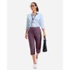 imageG Gradual 18 20 Capri Pants for Women Golf Capris 4 Pockets High Waist Stretchy Lightweight Cropped Pants for Dressy CasualWine
