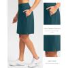 imageG Gradual 20 Golf Skorts Skirts for Women with Pockets Knee Length Skort Athletic Modest Long Tennis Skirts for WomenIndigo