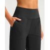 imageG Gradual Bermuda Shorts for Women 9 High Waisted 2 Big Pockets Long Knee Length Shorts for Workout Athletic Casual SummerBlack