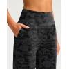imageG Gradual Bermuda Shorts for Women 9 High Waisted 2 Big Pockets Long Knee Length Shorts for Workout Athletic Casual SummerGrey Camo