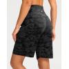 imageG Gradual Bermuda Shorts for Women 9 High Waisted 2 Big Pockets Long Knee Length Shorts for Workout Athletic Casual SummerGrey Camo