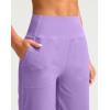 imageG Gradual Bermuda Shorts for Women 9 High Waisted 2 Big Pockets Long Knee Length Shorts for Workout Athletic Casual SummerLight Lavender