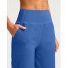 imageG Gradual Bermuda Shorts for Women 9 High Waisted 2 Big Pockets Long Knee Length Shorts for Workout Athletic Casual SummerRoyal Blue