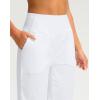 imageG Gradual Bermuda Shorts for Women 9 High Waisted 2 Big Pockets Long Knee Length Shorts for Workout Athletic Casual SummerWhite