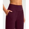 imageG Gradual Bermuda Shorts for Women 9 High Waisted 2 Big Pockets Long Knee Length Shorts for Workout Athletic Casual SummerWine