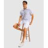 imageG Gradual Mens Casual Shorts 11 Long Lightweight Golf Shorts for Men Hiking Work Outdoor Stretch QuickDry with 3 Zipper Pockets White
